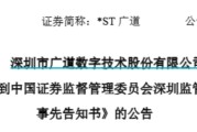 家有四夫顶格重罚！*ST广道实控人被终身市场禁入